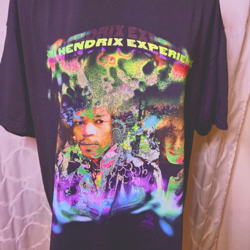 Jimi Hendrix Experience BBC Sessions Vintage 1998 Black Graphic T-Shirt Mens XL